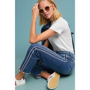 Paige Verdugo Piped Ankle Fray Jeans 27